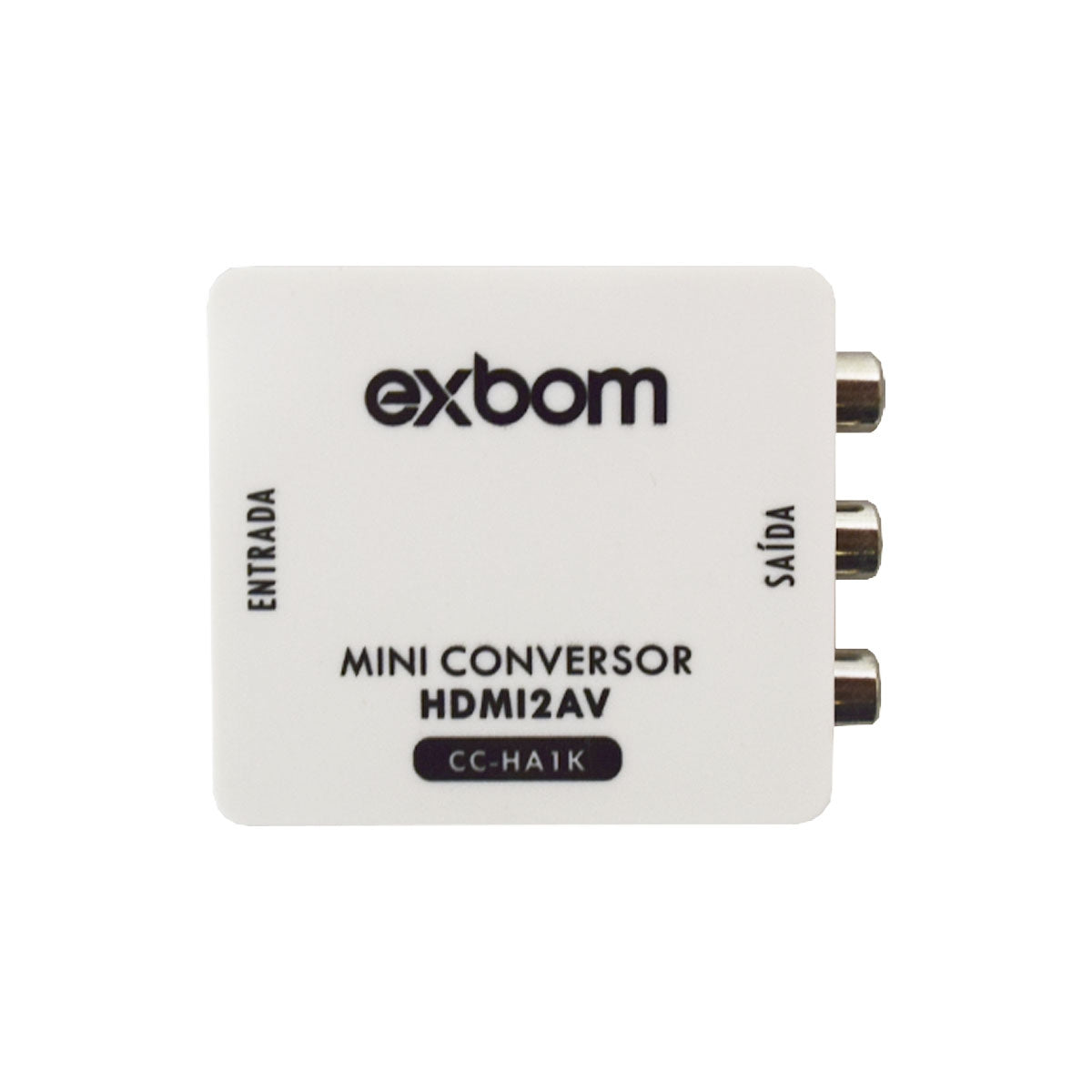 Mini Conversor Conversor Áudio Vga Para Av Rca Adaptador Video 1080p